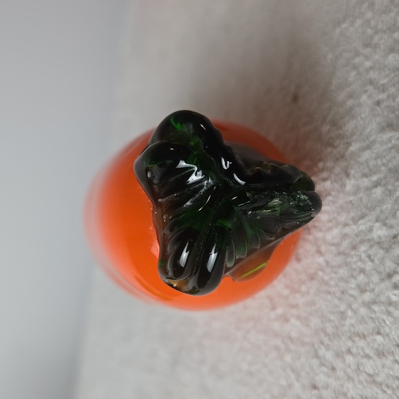 VINTAGE Murano Style Blown Glass Fruit Set - 5pc Centerpiece--Note Condition - Picture 5 of 11